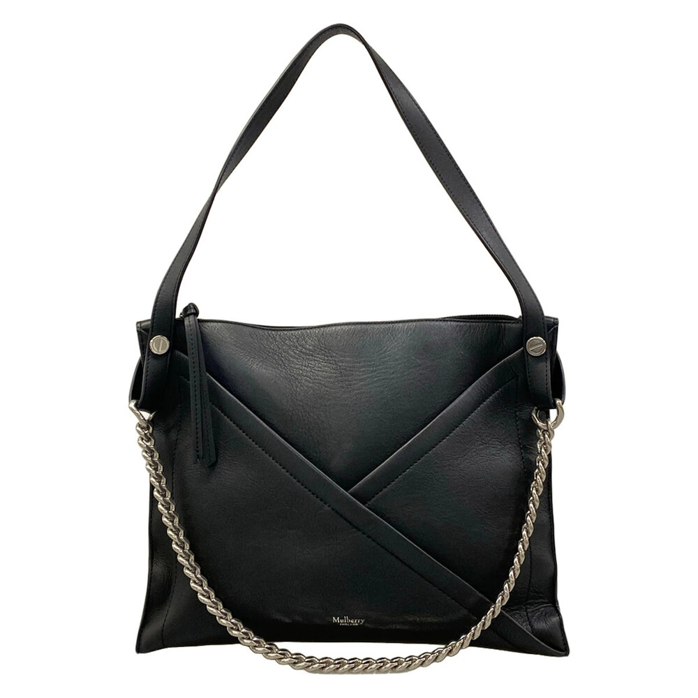 Mulberry M Zipped Black Leather #320949M94B